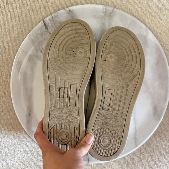 Autry Medalist Leather Low Top Sneakers Shoes White Green Size 38 US 8 - Picture 7 of 7